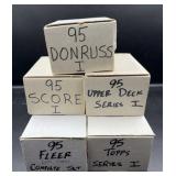 1995 Baseball Cards DONRUSS, Score, Upper Deck,
