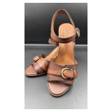 Naturalizer Malika Ankle Strap Sandals in lodge