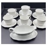 Seltmann Weiden Theresia cups, saucers, bread