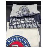 New York Yankees & Washington Nationals T-shirts.