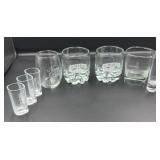 Lowball & shot glasses