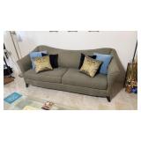 traditional style sofa. 80"