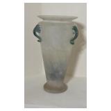 Archimede Seguso Scavo Corroso Style vase. 13"