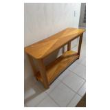 Wooden sofa table. 48x15x28"