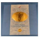 2001 Baltimore Orioles Cal Ripken Jr. Farewell