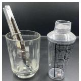 Ice glass & shaker