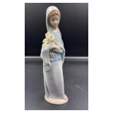 Lladró "Girl with Calla Lilies" porcelain