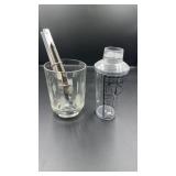 Ice glass & shaker