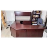 HON L shaped desk w/ hutch