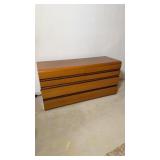 MCM 6 drawer wood dresser. 55"x20"x27"