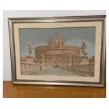 Roman Tapestry of Castel Sant'Angelo. 34'x25'