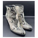 Madden Girl Klicck ankle boots in a natural snake