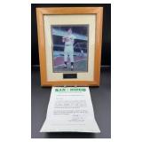 Mickey Mantle Autographed Framed Photograph w/