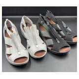 Bzees Dream washable wedge sandal.  Size 8.5