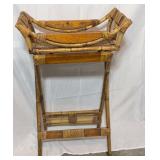 VTG foldable bamboo and rattan butler's tray