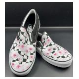 VANS hibiscus check black classic. Size 9.5