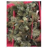 Pre-lit garland. 9'. 3 boxes
