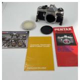 Pentax ME Super 35mm Film Camera with Manuals &