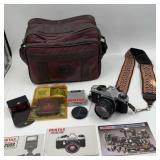 Pentax ME Super 35mm Film Camera Lot with Lens,