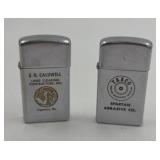 Vintage Zippo Advertising Lighters