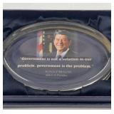Ronald Reagan Commemorative Paperweight