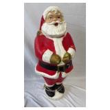 Vintage Lighted Blow Mold Santa Claus Figure ï¿½