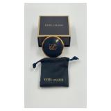 Estï¿½e Lauder Navy Blue Enamel & Gold-Tone