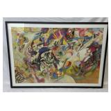 Wassily Kandinsky ï¿½ ï¿½Composition VIIï¿½ Framed Art