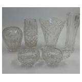Assorted Cut Glass & Crystal Decorative Tableware