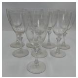 Tiffin Franciscan ï¿½Deloresï¿½ Etched Stemware
