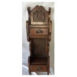 Antique Victorian-Style Carved Wood Wall Shelf ï¿½