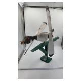 Folk Art Flying Goose Whirligig / Garden Wind Toy