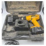 DeWalt Cordless Drill/Driver w/ Case, Charger & 2