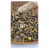 Massive Brass Fitting Lot  150+ Pieces Plumbing