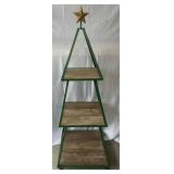 Christmas Tree Tiered Display Shelf  44' Green