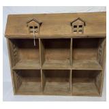 Park Hill Collection Rustic Dollhouse Display