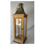 Melrose International Metal & Wood Lantern,