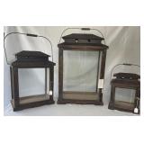 Park Hill Collection Wooden & Glass Display
