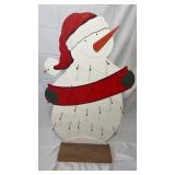 Large Wooden Snowman Ornament/Countdown Display 
