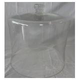 Large Estate Glass Cloche/Dome, 12" x 12". A