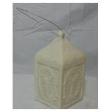 Frosted Woodland Deer Lantern  Battery-Operated