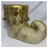 Gerson International 19' Gold Resin Elf Boot with