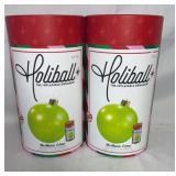 Holiball® "Medium Lime" Inflatable Ornaments 