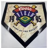 1995 Coors Field 'Home of the Rockies' Embossed