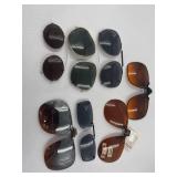 Clip-On and Flip-Up Sunglasses. This lot of