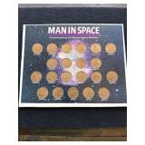 Man in Space' Commemorative Bronze Medal Set  21