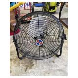 Heavy-Duty Metal Floor Fan  3-SpeedA durable