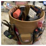 Bucket Boss Tool Bag Loaded with Assorted