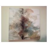 Abstract Watercolor-Style Canvas  Soft Neutral
