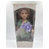 Show Stoppers Porcelain Collector Doll  Green